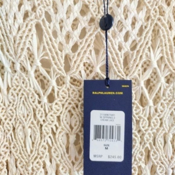 Ralph Lauren Crochet Top M - Picture 8 of 9